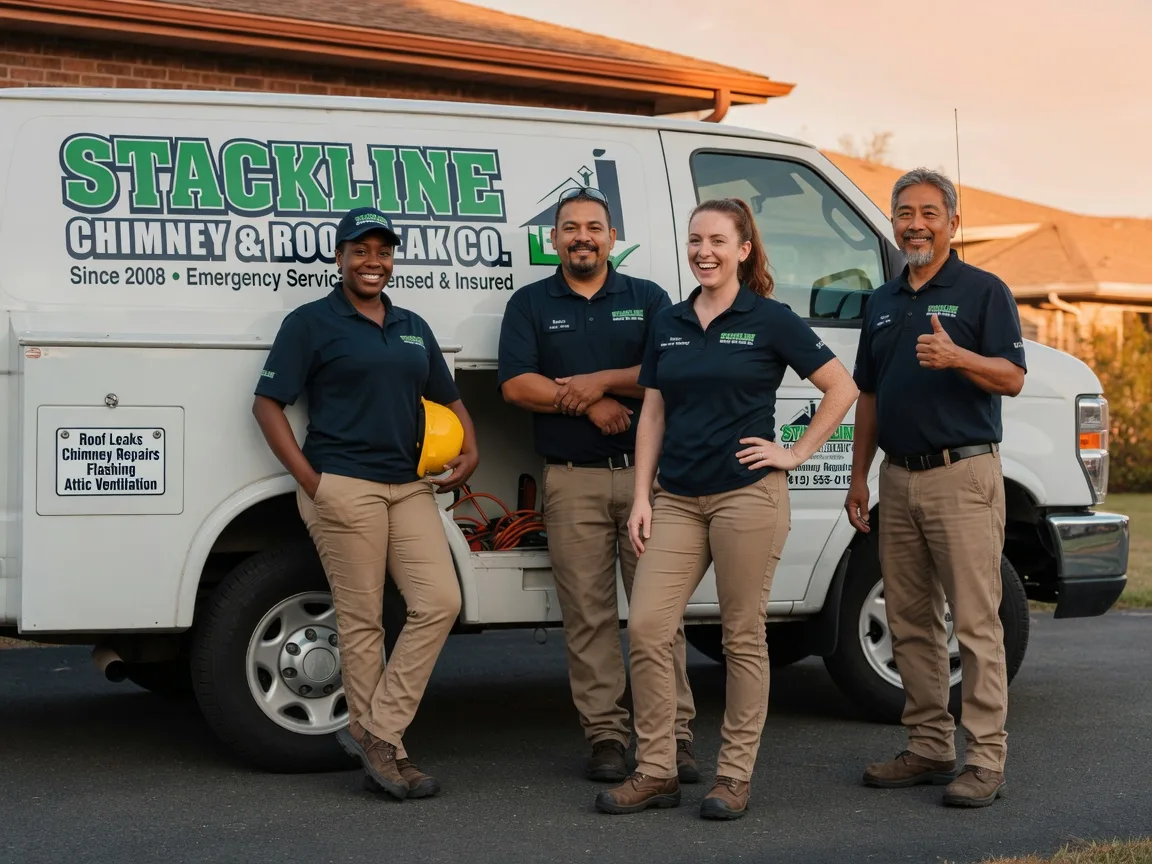 Chimney flashing repair company in Frisco, TX